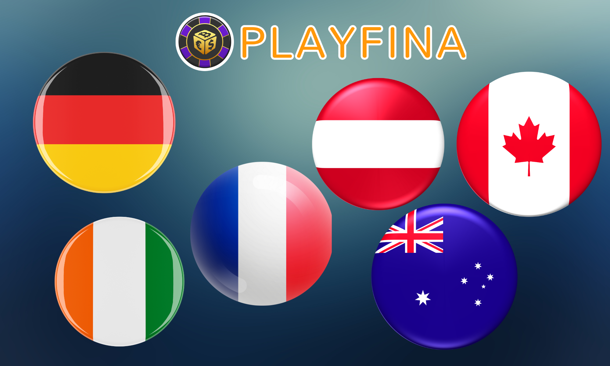 Playfina offers its services in more than 40 countries