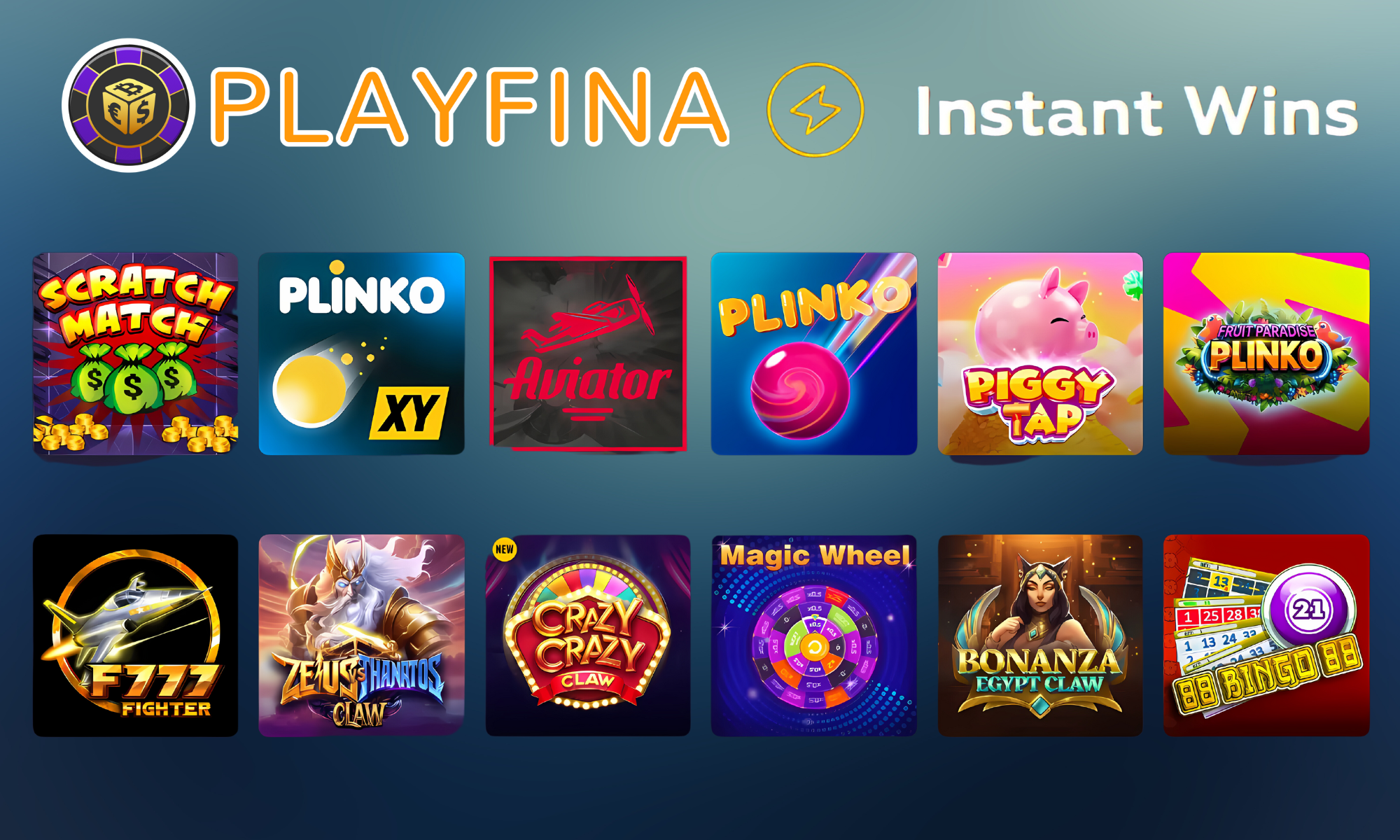 Instant Wins games - Playfina Canada