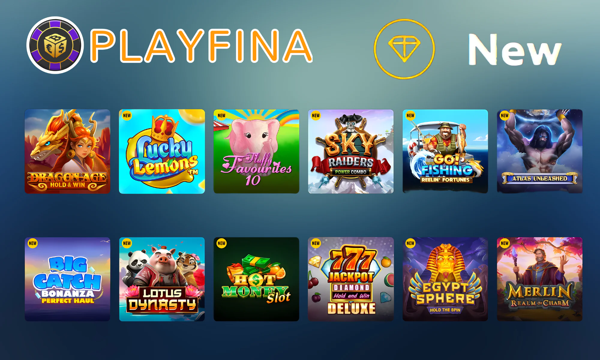 Playfina posts new games as soon as they are released