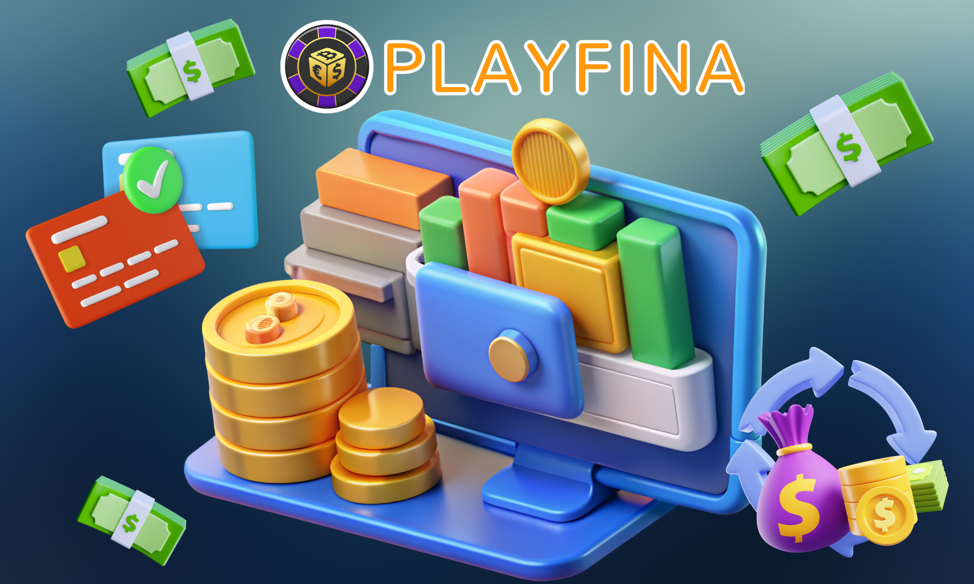 تتوفر لدى Playfina العديد من طرق الدفع الشائعة للإيداع والسحب