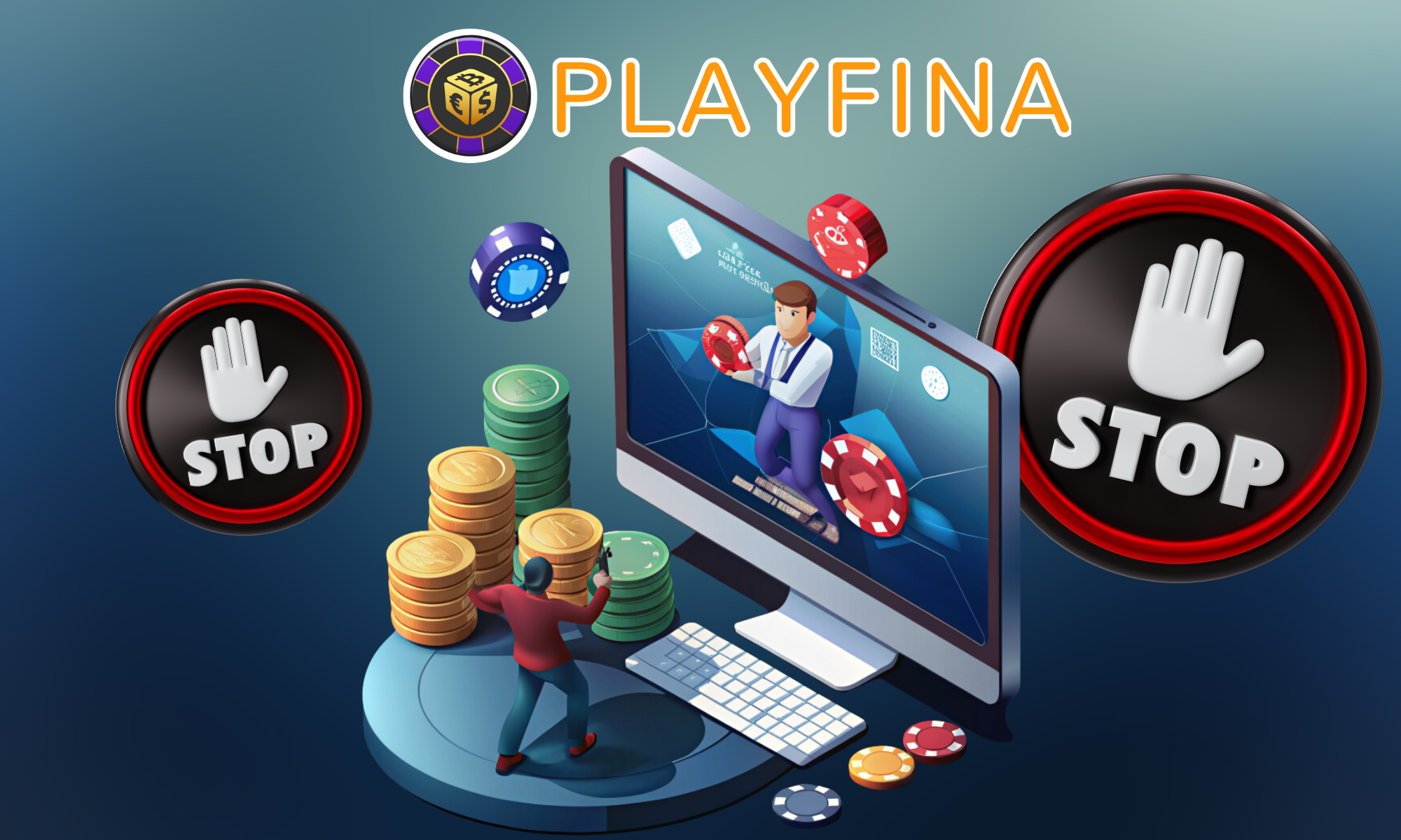 تلتزم Playfina بسياسة اللعب المسؤول وتساعد لاعبيها على