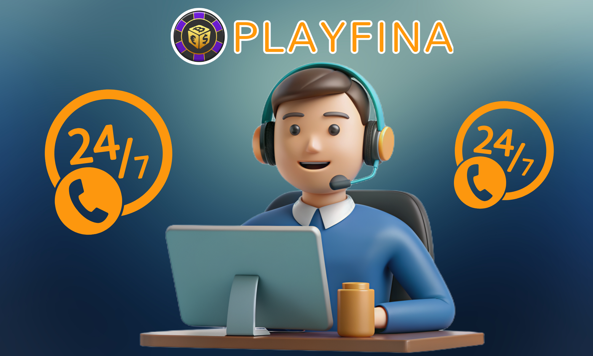 Playfina support 24/7 for Canadian players