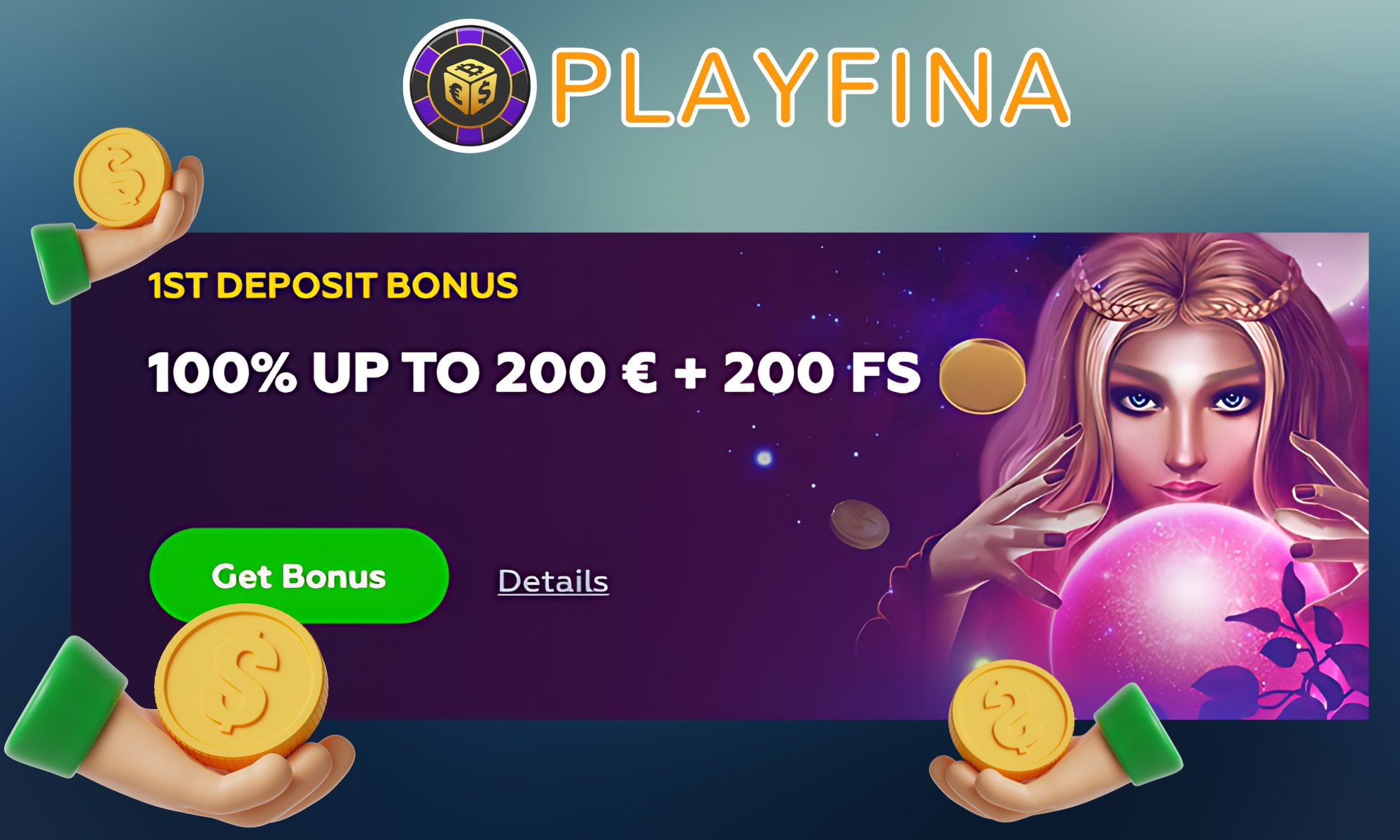 Playfina has prepared various bonuses for all new users