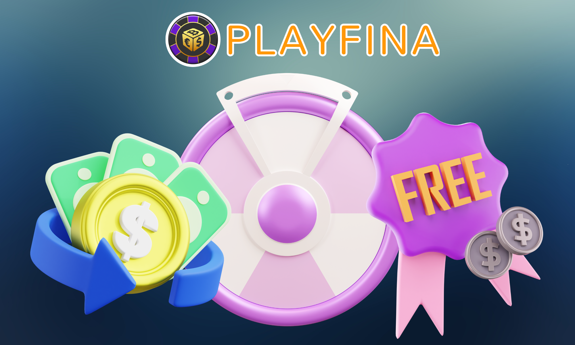 تقدم Playfina عدة أنواع من أكواد المكافآت