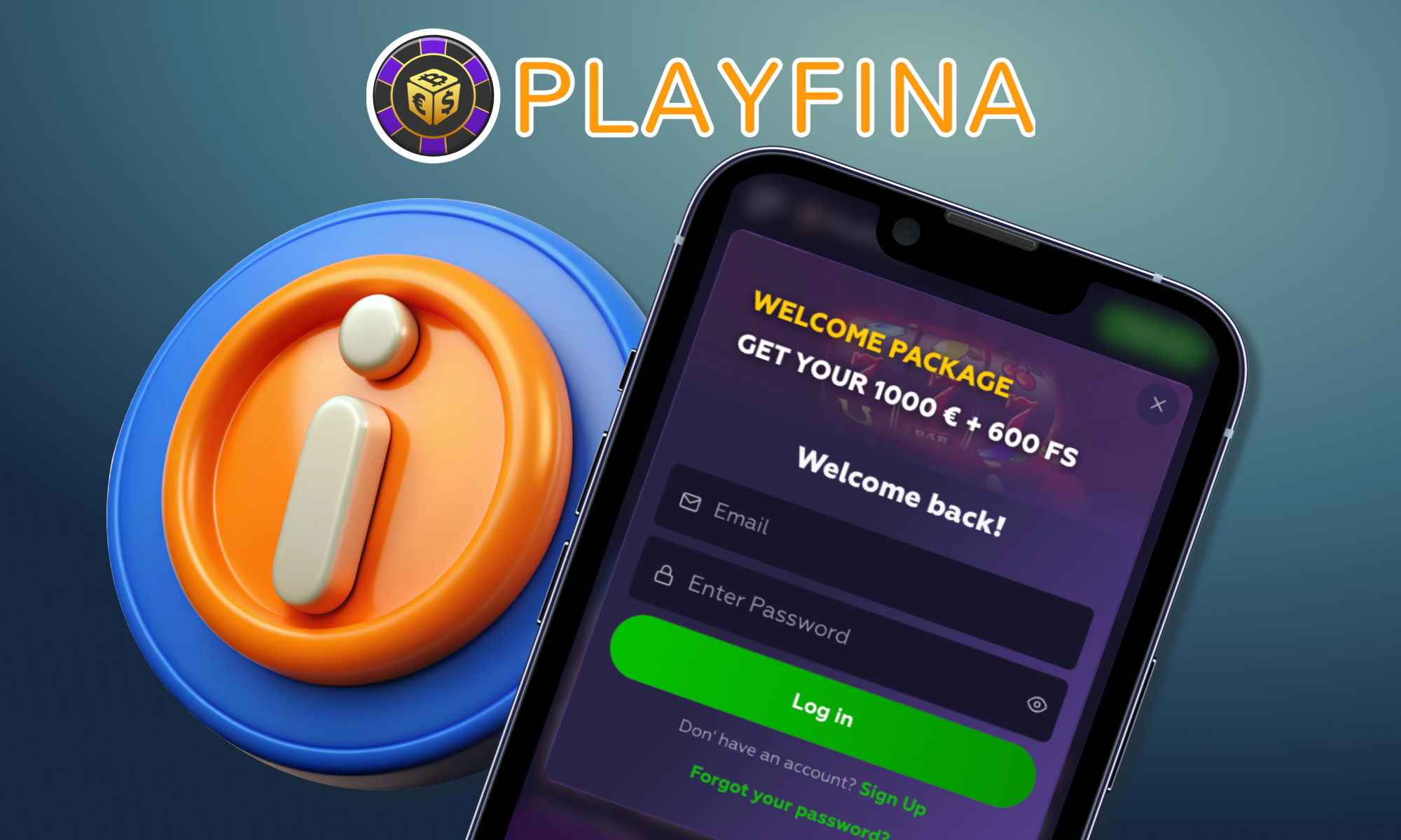 How to Log in - Playfina In Ireland