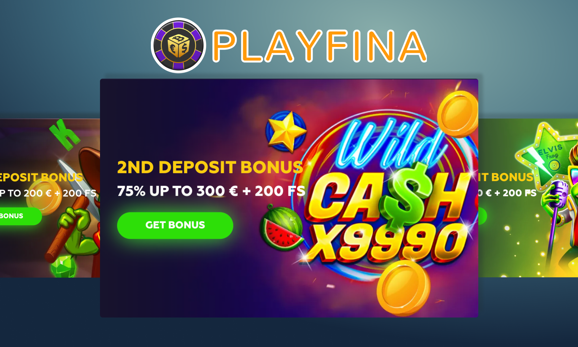 Second Deposit Bonus - Playfina Ireland