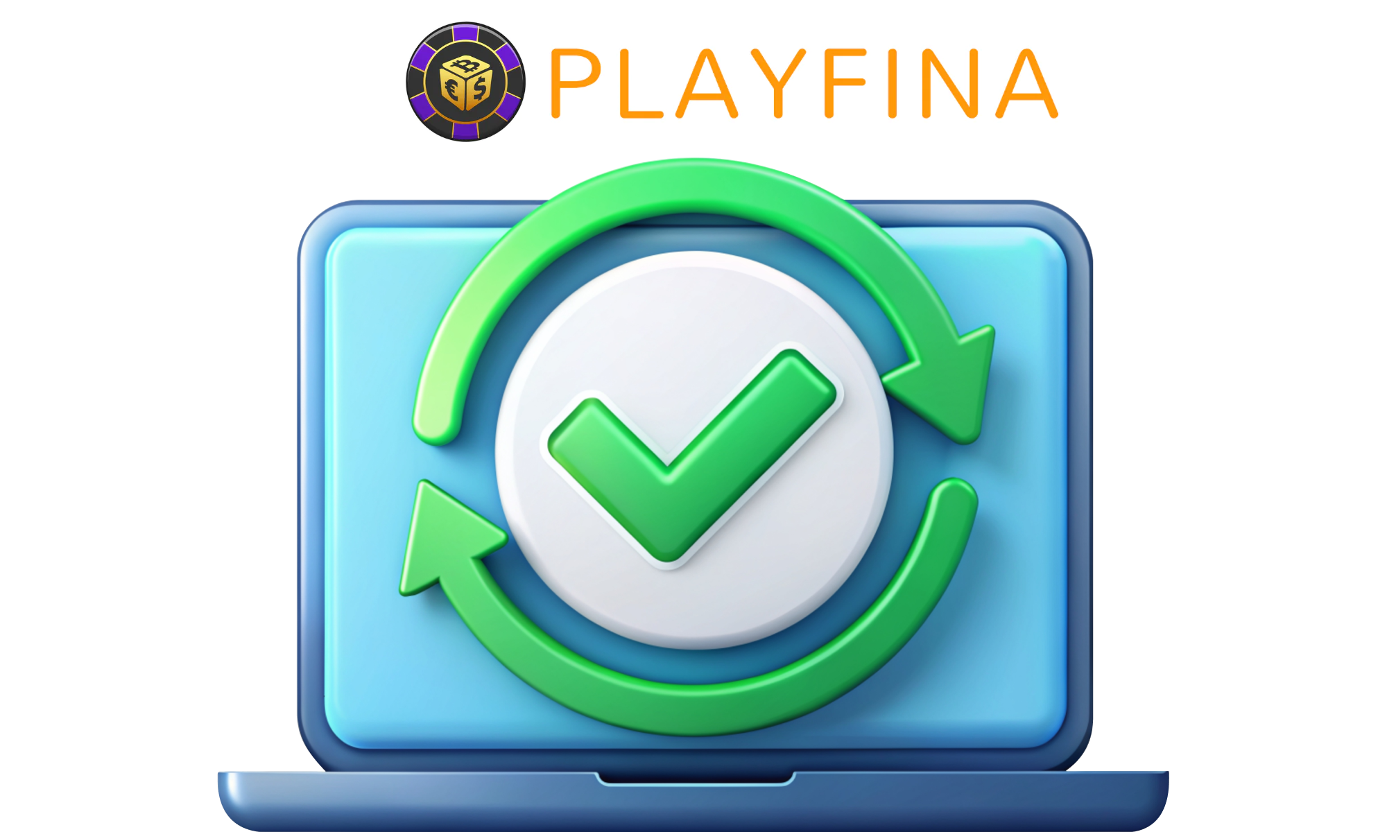 Complete the account verification process at Playfina